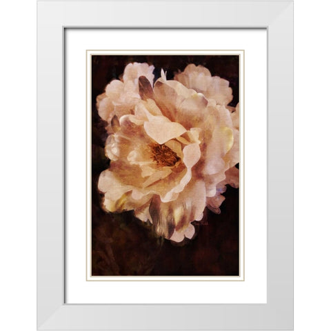 White Beauty White Modern Wood Framed Art Print with Double Matting by Murdock, Ramona