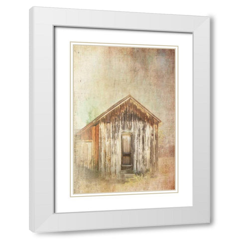 In Memory Of White Modern Wood Framed Art Print with Double Matting by Murdock, Ramona