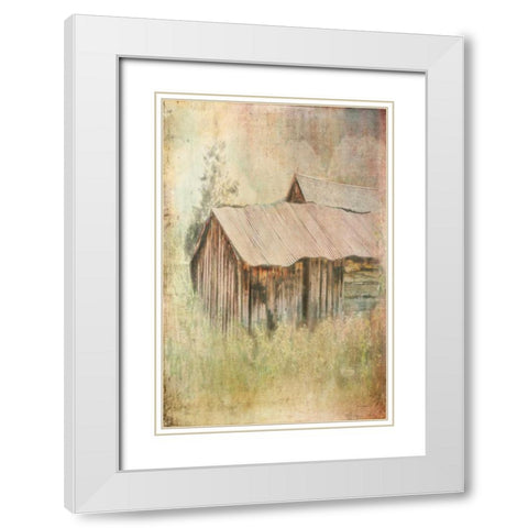 Hot Tin Roof White Modern Wood Framed Art Print with Double Matting by Murdock, Ramona