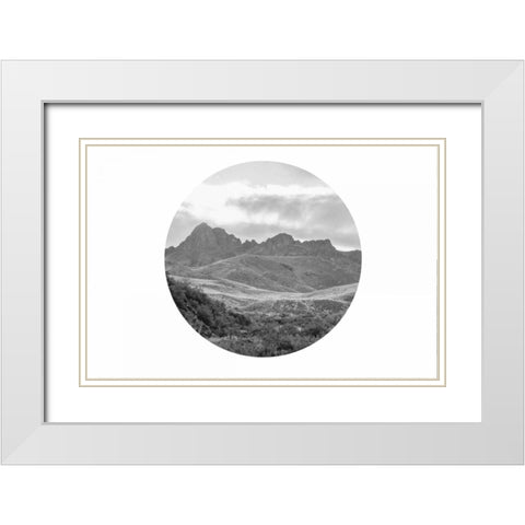 Wild Country White Modern Wood Framed Art Print with Double Matting by Murdock, Ramona