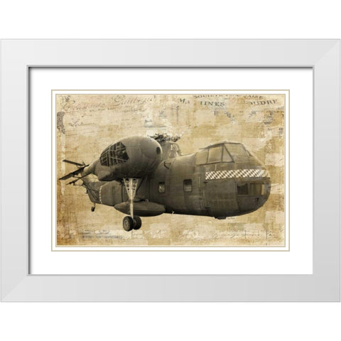 Ready to Rumble White Modern Wood Framed Art Print with Double Matting by Murdock, Ramona