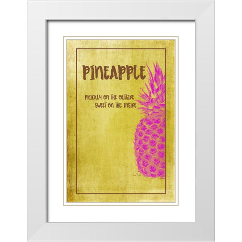 Prickly and Sweet White Modern Wood Framed Art Print with Double Matting by Murdock, Ramona