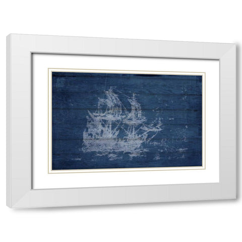 Ghostly II White Modern Wood Framed Art Print with Double Matting by Murdock, Ramona