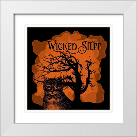 Wicked Stuff White Modern Wood Framed Art Print with Double Matting by Murdock, Ramona