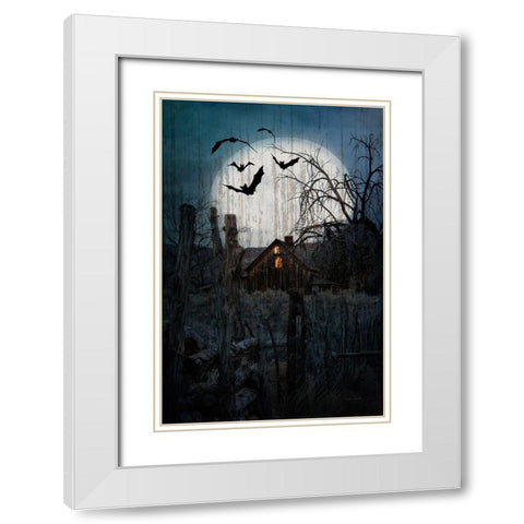 Spook House White Modern Wood Framed Art Print with Double Matting by Murdock, Ramona