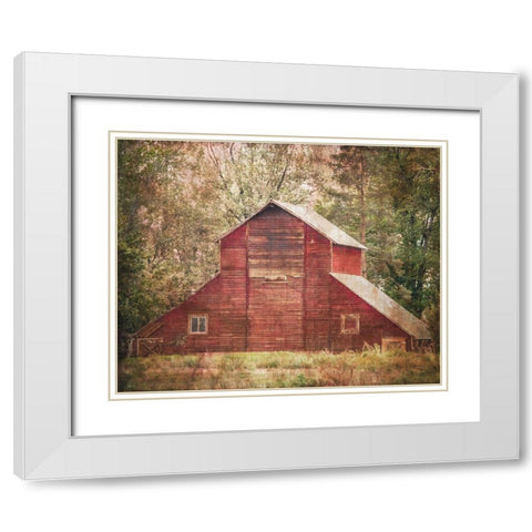 Another Time White Modern Wood Framed Art Print with Double Matting by Murdock, Ramona