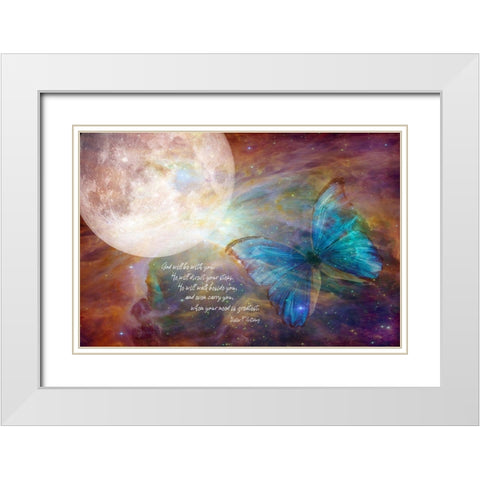 Heading Home White Modern Wood Framed Art Print with Double Matting by Murdock, Ramona