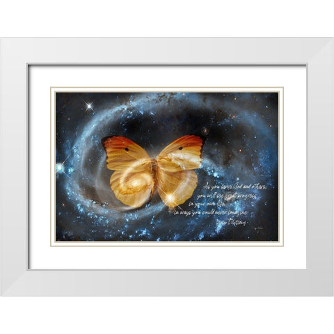 Serving White Modern Wood Framed Art Print with Double Matting by Murdock, Ramona