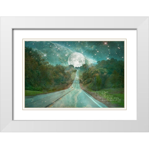 Great and Marvelous White Modern Wood Framed Art Print with Double Matting by Murdock, Ramona
