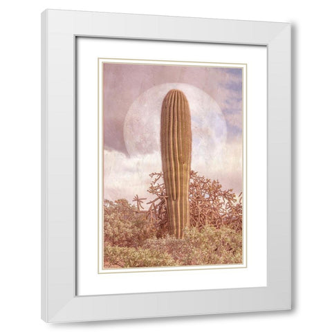 One Alone White Modern Wood Framed Art Print with Double Matting by Murdock, Ramona
