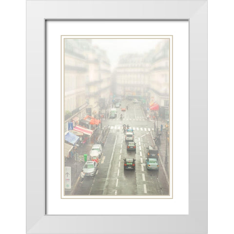 Upstairs Looking Down II White Modern Wood Framed Art Print with Double Matting by Murdock, Ramona