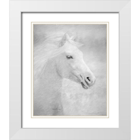 Wild Freedom White Modern Wood Framed Art Print with Double Matting by Murdock, Ramona