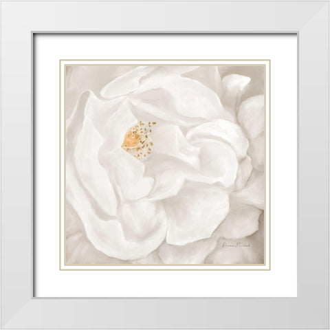 Neutral Rose No. 2 White Modern Wood Framed Art Print with Double Matting by Murdock, Ramona
