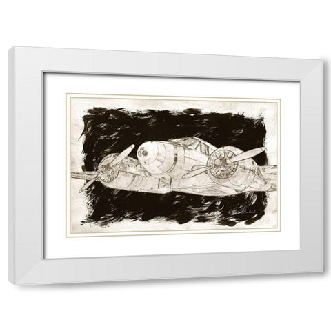 Flying High White Modern Wood Framed Art Print with Double Matting by Murdock, Ramona