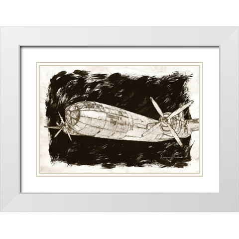 Hagertys Old Hag White Modern Wood Framed Art Print with Double Matting by Murdock, Ramona