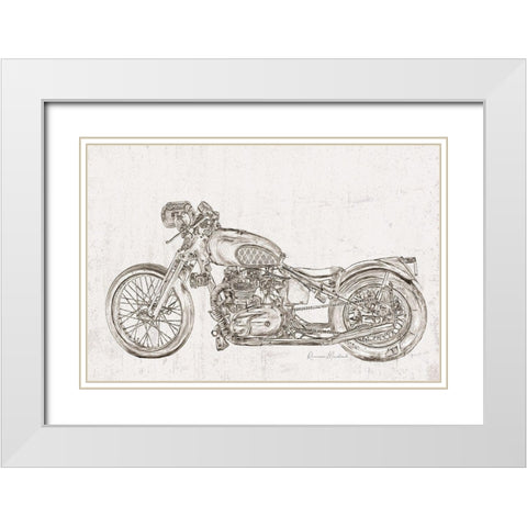 Sweet Ride No. 5 White Modern Wood Framed Art Print with Double Matting by Murdock, Ramona