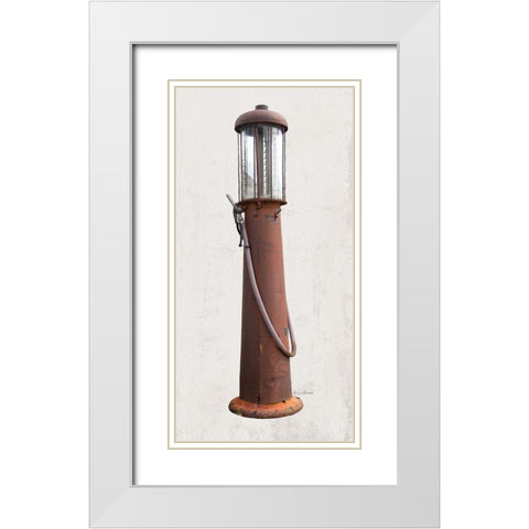 Vintage Fuel No. 1 White Modern Wood Framed Art Print with Double Matting by Murdock, Ramona