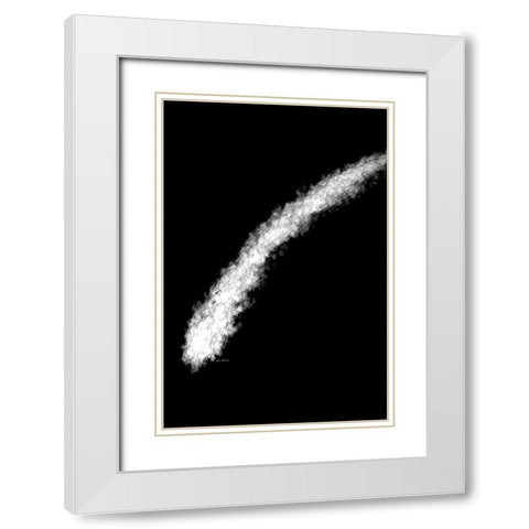 Comet White Modern Wood Framed Art Print with Double Matting by Murdock, Ramona