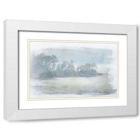 Inside Passage No. 1 White Modern Wood Framed Art Print with Double Matting by Murdock, Ramona
