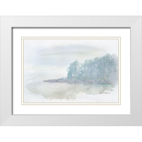 Inside Passage No. 2 White Modern Wood Framed Art Print with Double Matting by Murdock, Ramona