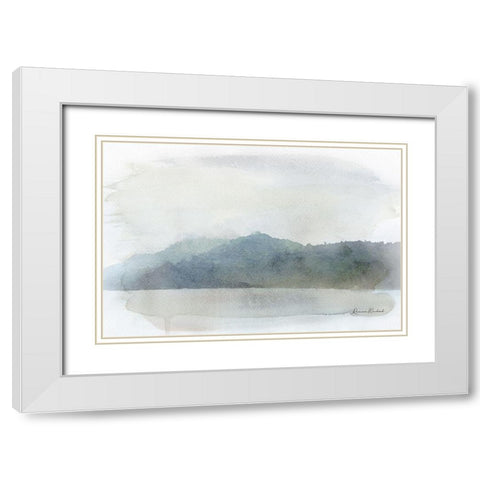 Inside Passage No. 3 White Modern Wood Framed Art Print with Double Matting by Murdock, Ramona
