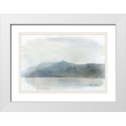 Inside Passage No. 3 White Modern Wood Framed Art Print with Double Matting by Murdock, Ramona