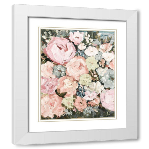 Faded Beauty No. 1 White Modern Wood Framed Art Print with Double Matting by Murdock, Ramona