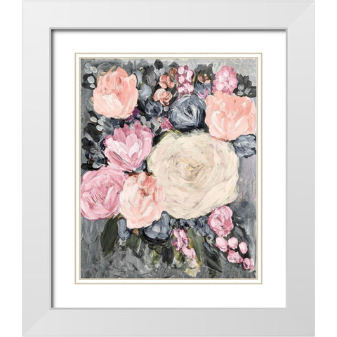 Faded Beauty No. 2 White Modern Wood Framed Art Print with Double Matting by Murdock, Ramona