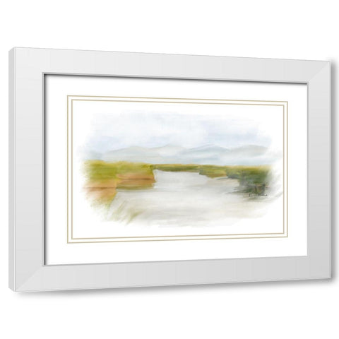Marshy Wetlands III White Modern Wood Framed Art Print with Double Matting by Murdock, Ramona