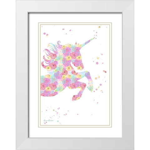 I Feel Pretty White Modern Wood Framed Art Print with Double Matting by Murdock, Ramona