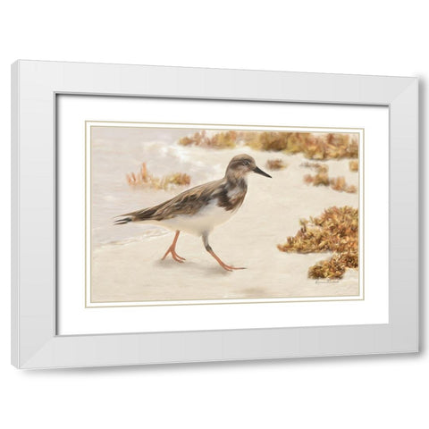 Struttin the Stuff White Modern Wood Framed Art Print with Double Matting by Murdock, Ramona