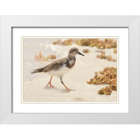 Struttin the Stuff White Modern Wood Framed Art Print with Double Matting by Murdock, Ramona