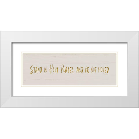 Holy Places White Modern Wood Framed Art Print with Double Matting by Murdock, Ramona