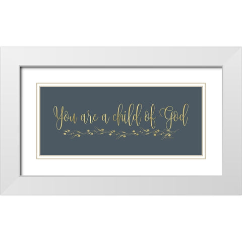 Child of God White Modern Wood Framed Art Print with Double Matting by Murdock, Ramona