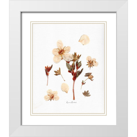 Parts and Pieces White Modern Wood Framed Art Print with Double Matting by Murdock, Ramona