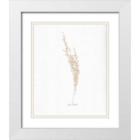 Weed Seed White Modern Wood Framed Art Print with Double Matting by Murdock, Ramona