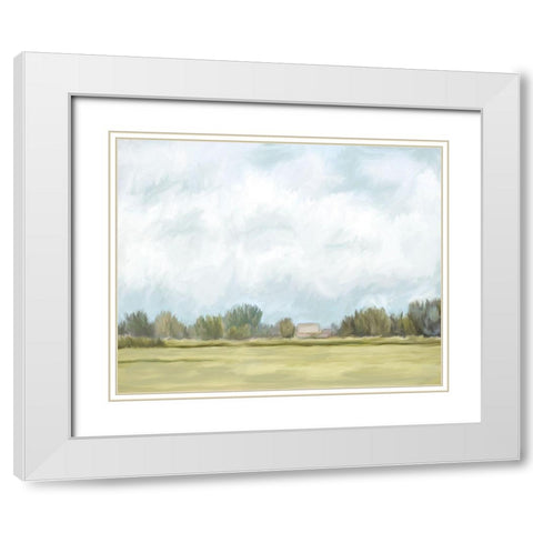 A Peaceful Place White Modern Wood Framed Art Print with Double Matting by Murdock, Ramona