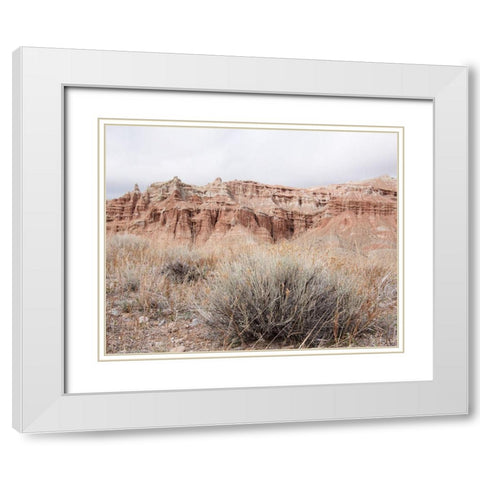 Wyoming Wilderness No. 3 White Modern Wood Framed Art Print with Double Matting by Murdock, Ramona