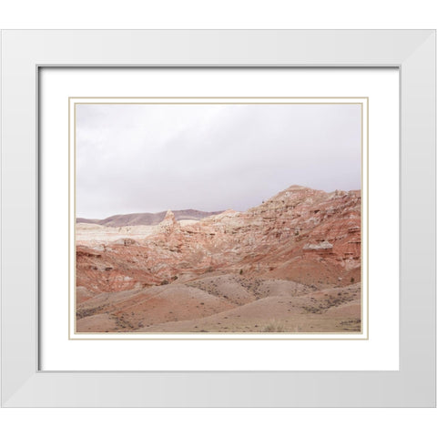 Wyoming Wilderness No. 9 White Modern Wood Framed Art Print with Double Matting by Murdock, Ramona