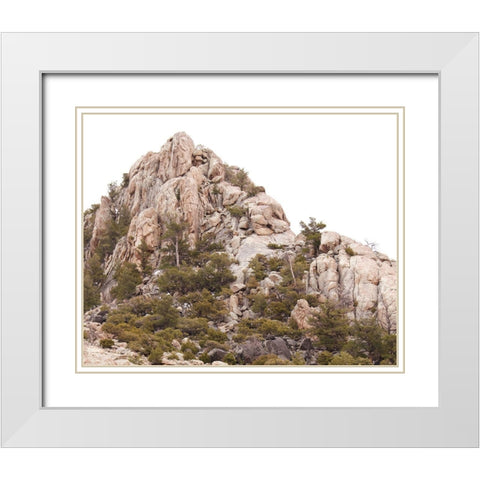 Rocky Top White Modern Wood Framed Art Print with Double Matting by Murdock, Ramona