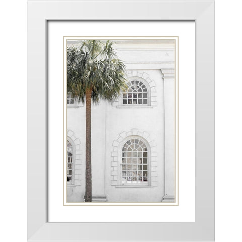 Charleston Elegance II White Modern Wood Framed Art Print with Double Matting by Murdock, Ramona