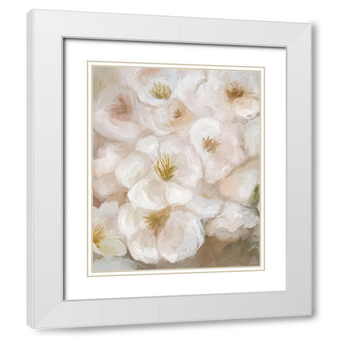 Tranquility White White Modern Wood Framed Art Print with Double Matting by Murdock, Ramona