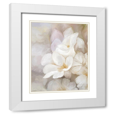 Tranquility White IV White Modern Wood Framed Art Print with Double Matting by Murdock, Ramona