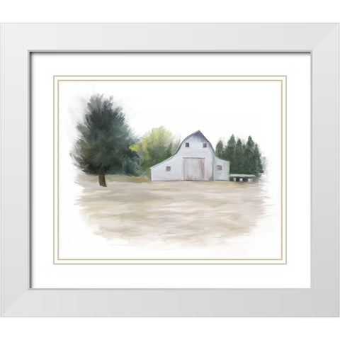 Urban Barn White Modern Wood Framed Art Print with Double Matting by Murdock, Ramona