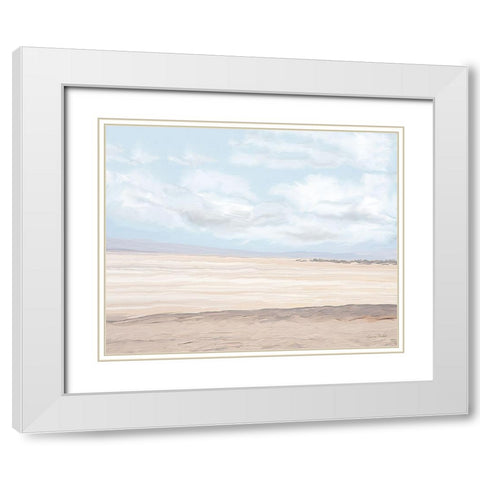 Desolate Land White Modern Wood Framed Art Print with Double Matting by Murdock, Ramona