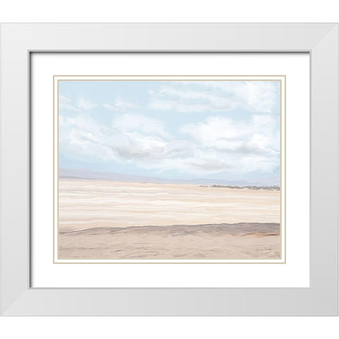 Desolate Land White Modern Wood Framed Art Print with Double Matting by Murdock, Ramona