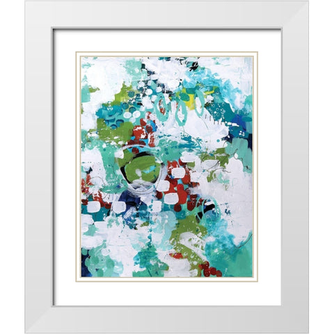 A Joyful Noise II White Modern Wood Framed Art Print with Double Matting by Allemand, Sue