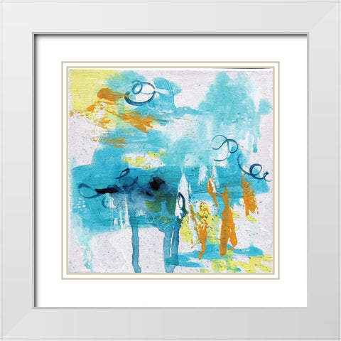 Knowledge White Modern Wood Framed Art Print with Double Matting by Allemand, Sue