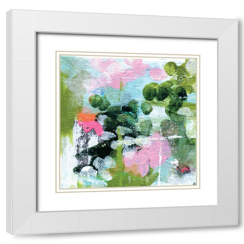 Meadowlands I White Modern Wood Framed Art Print with Double Matting by Allemand, Sue