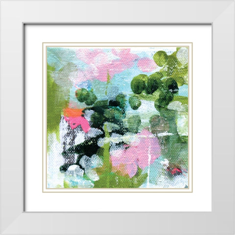 Meadowlands I White Modern Wood Framed Art Print with Double Matting by Allemand, Sue